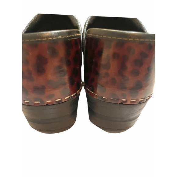 SANITA KOI LEOPARD SPOTTED CLOG SZ 37 - Picture 8 of 8